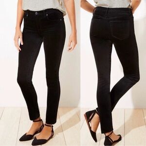 LOFT | The Skinny High Rise Velvet